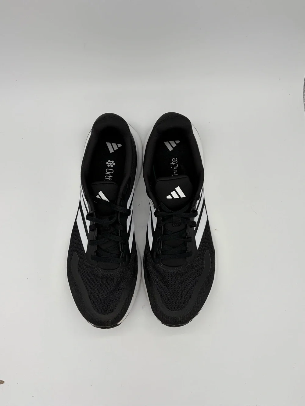 adidas Black and White Men's Athletic Running Shoes